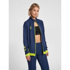 Damska kurtka zapinana na zamek Hummel hmlLEAD poly. Niebieskie bluzy sportowe damskie Hummel, xs, bez wzorów, bez kaptura, do piłki ręcznej. W wyprzedaży za 167.00 zł.