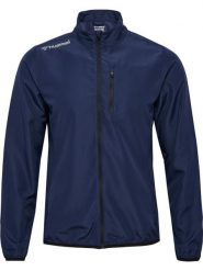 Kurtka z dresu Hummel. Niebieskie kurtki męskie Hummel, l, bez wzorów, z dresówki, do biegania. Za 159.50 zł.