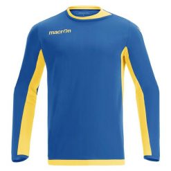 Koszulka treningowa Macron kelt. Niebieskie koszulki sportowe męskie Macron, bez wzorów, bez kołnierzyka, bez ramiączek, do piłki nożnej. Za 190.00 zł.