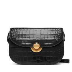 Torebka Furla. Czarne listonoszki damskie Furla, bez wzorów, bez dodatków. Za 2,329.00 zł.