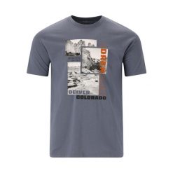 Koszulka Cruz Maliko. Niebieskie koszulki sportowe męskie CRUZ, bez wzorów, bez kołnierzyka, bez ramiączek. Za 109.50 zł.