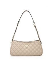 Guess Torebka HWQG87 48160 Beżowy. Brązowe torebki do ręki damskie Guess, z aplikacjami, ze skóry, bez dodatków. Za 299.99 zł.