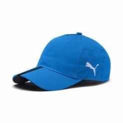 Czapka z daszkiem Puma LIGA CAP. Niebieskie czapki i kapelusze męskie Puma, bez wzorów, sportowe. Za 59.00 zł.
