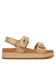 Aldo Espadryle Sunhaven 13902557 Beżowy. Brązowe sandały damskie Aldo, bez wzorów, z tworzywa sztucznego, bez obcasa, bez zapięcia. Za 309.99 zł.