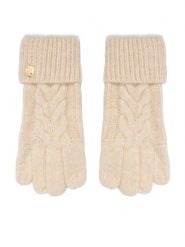 Guess Rękawiczki Damskie AW5678 POL02 Beżowy jasny. Brązowe czapki i kapelusze damskie Guess, z aplikacjami, z dzianiny. Za 194.99 zł.