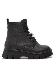 Primigi Kozaki 6876900 M Czarny. Czarne buty zimowe dziewczęce Primigi, bez wzorów, ze skóry, bez zapięcia. Za 369.99 zł.