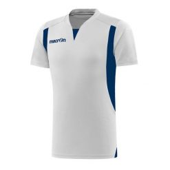 Koszulka Macron Iron. Białe koszulki sportowe męskie Macron, l, bez wzorów, bez kołnierzyka, bez ramiączek, na fitness i siłownię. Za 181.50 zł.