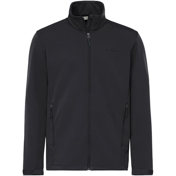 Kurtka softshellowa M Everhike Softshell J. Czarne kurtki męskie Vaude, m, bez wzorów, z materiału, bez kaptura. Za 496.45 zł.