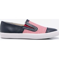 Geox - Tenisówki. Szare trampki i tenisówki damskie Geox, z materiału. W wyprzedaży za 239.90 zł.