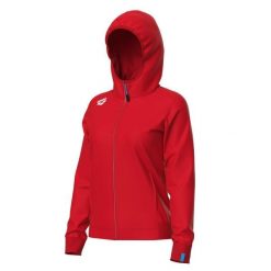 Bluza damska z kapturem Arena Team Panel. Niebieskie bluzy damskie Arena, s, bez wzorów, z bawełny, z kapturem. Za 381.50 zł.