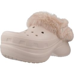 Buty CROCS BAE LINED CLOG Rose. Czerwone obuwie sportowe damskie Crocs, bez wzorów, z syntetyku, trekkingowe. Za 366.99 zł.