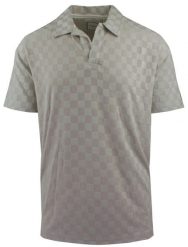 Męska Koszulka Polo z Dekoltem Bez Guzików - Brave Soul - Beżowa. Brązowe koszulki polo męskie Brave Soul, l, bez wzorów, z dzianiny, casualowe, bez ramiączek. Za 129.00 zł.