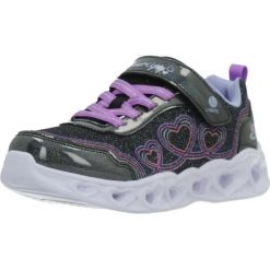 Buty SKECHERS 303736LCS HEART LIGHTS Czarny. Czarne trekkingi damskie Skechers, trekkingowe. Za 209.99 zł.
