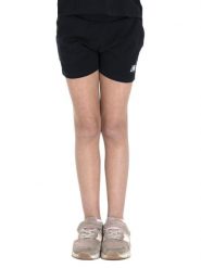 Szorty z bawełna z kieszenie na co dzień. Czarne szorty sportowe damskie LEONE 1947 APPAREL, bez wzorów, z bawełny, na fitness i siłownię. Za 63.11 zł.