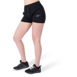 Pixley SweatSzorty - Czarny. Czarne obuwie sportowe damskie GORILLA WEAR, bez wzorów, z dresówki, sportowe, na fitness i siłownię. Za 149.00 zł.