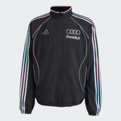 Bluza Dresowa Audi Revolut F1 Team Teamgeist. Czarne bluzy męskie Adidas, xl, bez wzorów, z dresówki, bez kaptura. Za 399.00 zł.