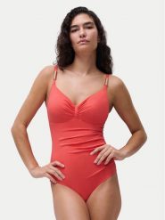 Chantelle Strój kąpielowy Icon C16VR0 Koralowy. Pomarańczowe kostiumy jednoczęściowe damskie Chantelle, bez wzorów, z syntetyku. Za 589.99 zł.