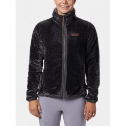 Bluza Polarowa Damska Columbia Fire Side II Sherpa FZ. Szare bluzy damskie Columbia, l, bez wzorów, z polaru, bez kaptura. Za 224.99 zł.