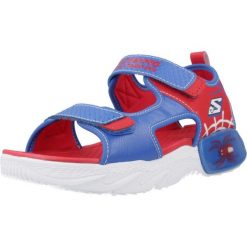 Sandały SKECHERS SPLASH-BUGT Niebieski. Niebieskie sandały męskie Skechers, z syntetyku, bez zapięcia. Za 170.99 zł.