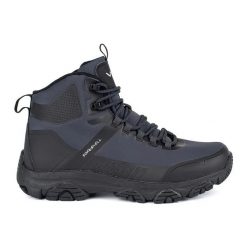 Vico Granatowe buty zimowe męskie wiązane niebieskie. Niebieskie trekkingi męskie na zimę, outdoorowe. Za 227.37 zł.