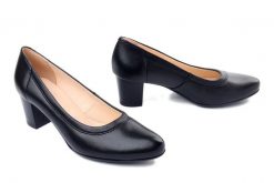 Bioeco by Arka 5522 3009 czarny, czółenka damskie. Czarne czółenka damskie Bioeco by Arka, bez wzorów, ze skóry, bez obcasa, na obcasie, bez zapięcia. Za 424.90 zł.