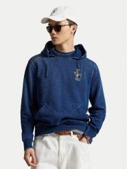 Polo Ralph Lauren Bluza 710B18563001 Granatowy Regular Fit. Niebieskie bluzy męskie Polo Ralph Lauren, l, bez wzorów, z bawełny, bez kaptura. Za 1,499.00 zł.