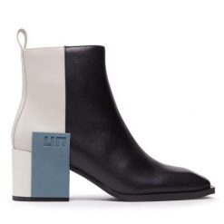 Botki United Nude. Czarne botki damskie United Nude, bez obcasa, na słupku, bez zapięcia. Za 1,839.00 zł.