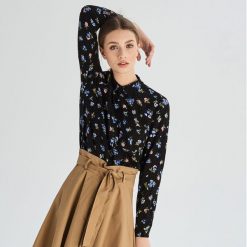 Wzorzysta koszula - Beżowy. Koszule damskie marki Sinsay. Za 39.99 zł.