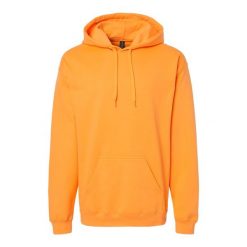 Bluza Z Kapturem Dla Dorosłych Unisex Softstyle Fleece Midweight. Czerwone bluzy męskie Gildan, m, bez wzorów, z kapturem. Za 78.99 zł.