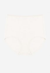 Białe Modelujące Majtki z Bawełny High Waist Nilionea. Białe bielizna wyszczuplająca Renee, z bawełny. Za 14.99 zł.