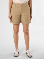 Tommy Hilfiger Szorty Kobiety Bawełna beżowy, 38. Brązowe szorty sportowe damskie Tommy Hilfiger, s, bez wzorów, z bawełny, klasyczne. Za 379.95 zł.