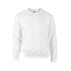 Bluza Rozpinana Dla Dorosłych Unisex DryBlend Crew Neck. Białe bluzy męskie Gildan, m, bez wzorów, bez kaptura. Za 72.99 zł.