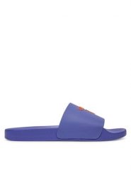 Guess Klapki F5GZ05 BB00F Fioletowy. Fioletowe klapki męskie Guess, z tworzywa sztucznego. Za 109.99 zł.