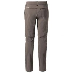 Spodnie damskie VAUDE Farley Stretch ZO II. Brązowe spodnie sportowe damskie Vaude, s, bez wzorów, z elastanu, trekkingowe. Za 531.70 zł.