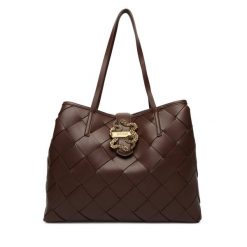 Torebka Just Cavalli. Brązowe torebki do ręki damskie Just Cavalli, bez wzorów, klasyczne, bez dodatków. Za 939.99 zł.