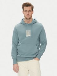 Calvin Klein Jeans Bluza Brush Stroke J30J327525 Niebieski Regular Fit. Niebieskie bluzy męskie Calvin Klein Jeans, m, bez wzorów, z bawełny, bez kaptura. Za 229.99 zł.
