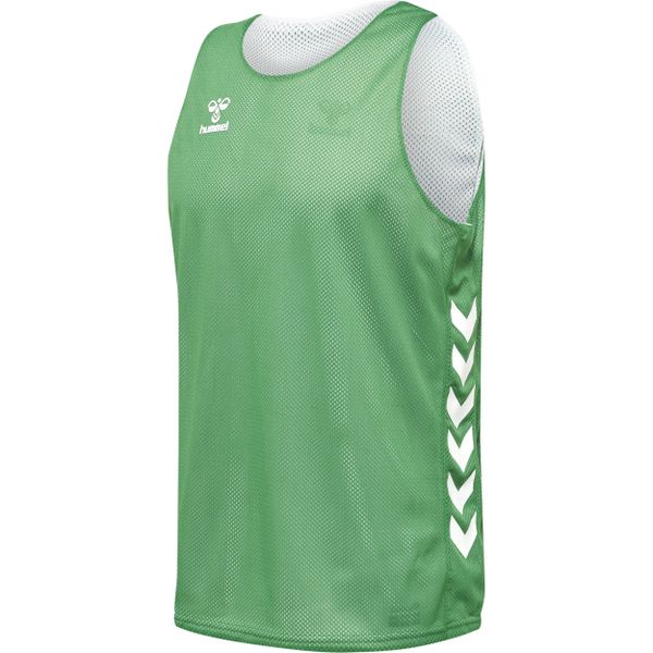 Koszulka do koszykówki Hummel Core Xk Reverse. Zielone koszulki sportowe męskie Hummel, xl, bez wzorów, bez kołnierzyka, bez ramiączek, do koszykówki. Za 191.00 zł.