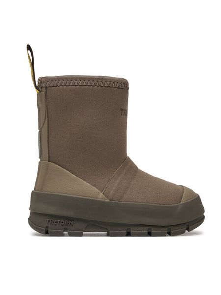 Tretorn Kozaki Mimas Hybrid 618 Brązowy. Brązowe buty zimowe dziewczęce Tretorn, bez wzorów, z materiału, bez zapięcia. Za 419.99 zł.