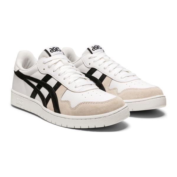Sneakersy Asics Japan S. Białe buty sportowe męskie Asics, ze skóry, bez zapięcia. Za 418.55 zł.