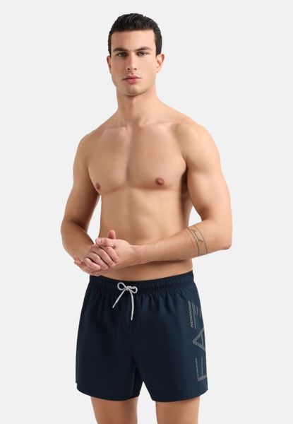 Kąpielówki Maxi Logo Rozmiar S Niebieski - 7M000550AF14497-MB010. Szare kąpielówki męskie EA7, m, bez wzorów, z poliesteru. Za 243.95 zł.