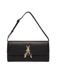 Patrizia Pepe Torebka 8B0304/L061 Czarny. Czarne torebki do ręki damskie Patrizia Pepe, bez wzorów, ze skóry, bez dodatków. Za 1,129.00 zł.