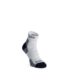 Skarpety turystyczne męskie Bridgedale Hike Lightweight Performance Ankle. Szare skarpety męskie Bridgedale, bez wzorów. Za 88.19 zł.
