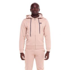 Bluza z bawełna z kaptur na co dzień na siłownię. Brązowe bluzy męskie LEONE 1947 APPAREL, z bawełny, bez zapięcia, na fitness i siłownię. W wyprzedaży za 235.76 zł.