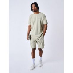Klasyczne teksturowane szorty Project X Paris. Zielone krótkie spodenki sportowe męskie PREMIUM PARTS, bez wzorów, z materiału. Za 224.50 zł.