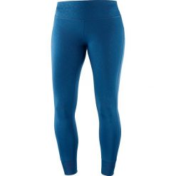 Legginsy sportowe "Comet" w kolorze niebieskim. Niebieskie legginsy damskie Salomon, xs, bez wzorów, z materiału, climacool (adidas). W wyprzedaży za 122.95 zł.