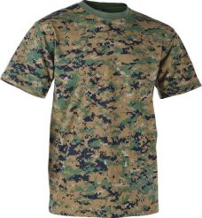 Helikon-Tex t-shirt Helikon cotton digital woodland XL. T-shirty męskie HELIKON-TEX, m, bez wzorów, bez kołnierzyka. Za 66.60 zł.