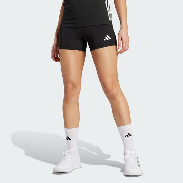 Spodenki Volleyball. Czarne szorty damskie Adidas, s, bez wzorów, z elastanu. Za 157.00 zł.