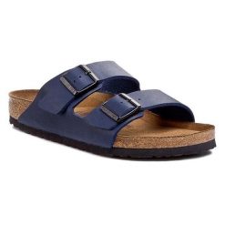 Klapki Birkenstock. Niebieskie klapki męskie Birkenstock. Za 319.99 zł.