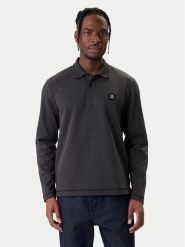 HUGO Polo Dinote 50553441 Szary Relaxed Fit. Szare koszulki polo męskie Hugo, l, bez wzorów, z bawełny, bez ramiączek. Za 599.99 zł.