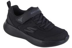 Buty sportowe Sneakersy chłopięce, Skechers Go Run 400-Darvix. Czarne trampki i tenisówki chłopięce Skechers, bez wzorów, z materiału, sportowe, przed kostkę, bez zapięcia. Za 159.99 zł.